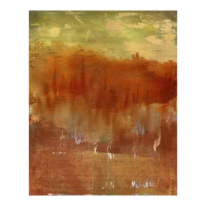 Contemporary Abstract Oil on Canvas Painting "Nostalghia (For Andrei Tarkovsky)" by Yari Ostovany