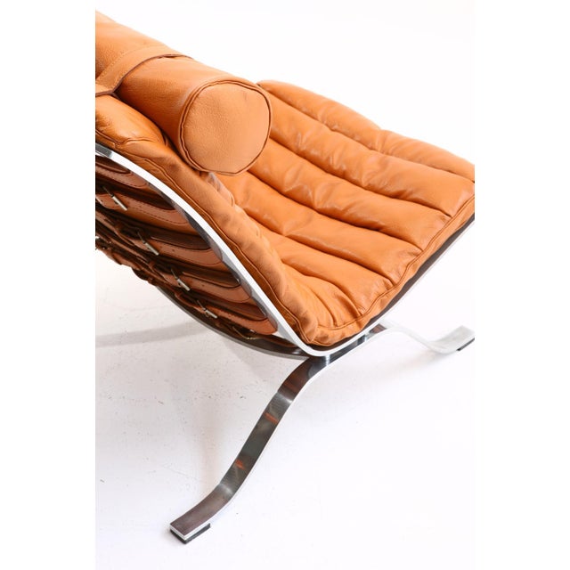 Cognac Leather Highback Ari Armchairs by Arne Norell, Denmark, 1960s, Set of 2 For Sale - Image 13 of 15