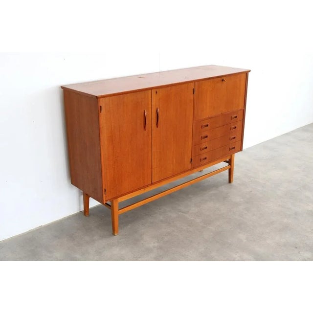 Vintage Swedish Highboard, 1960s For Sale - Image 10 of 12