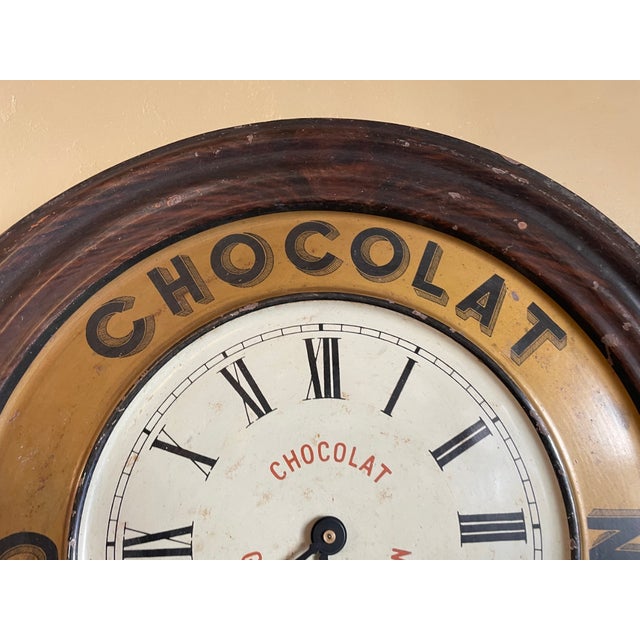 Vintage French Wall Clock from Guerin Boutron, 1930s For Sale - Image 3 of 12