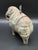 1960s 1960s Chinese Cast-Metal Elephant Ritual Jar For Sale - Image 5 of 11