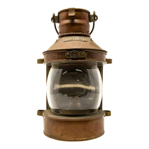 Mid-Century Copper Masthead Ship Lantern
