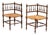 Vintage Corner Chairs, 1920s, Set of 2 For Sale