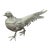 Vintage Gucci Italy Silver-Tone Pheasant Figurine For Sale