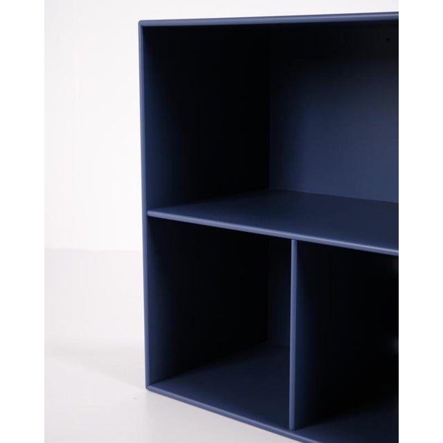 Blue Bookcase with 3 Shelves from Montana, 2010 For Sale - Image 9 of 14