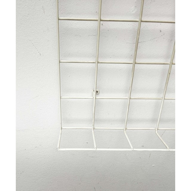 Mid-Century Modern German Minimalist White String Coat Rack, 1960s For Sale - Image 18 of 18