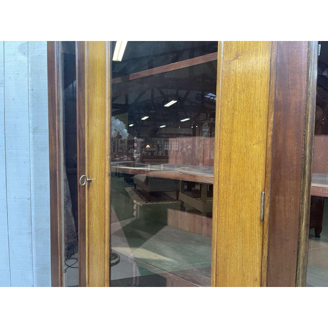 19th Century English Mahogany Bookcase For Sale - Image 9 of 18