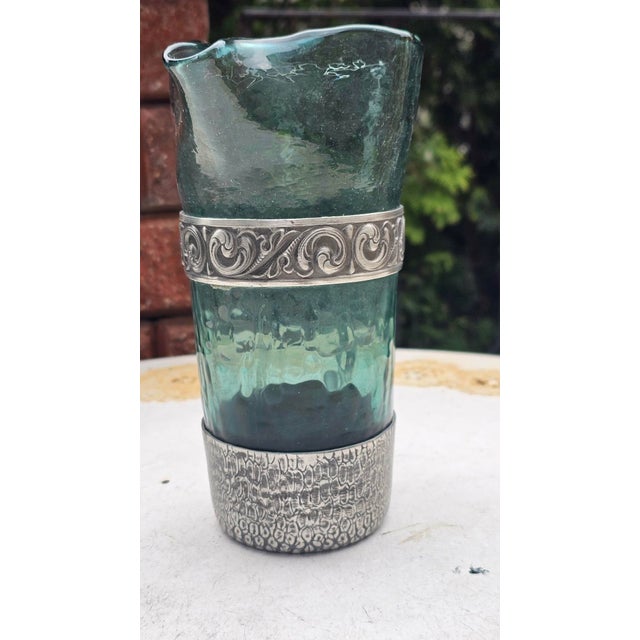 1960s Vintage Hadeland Glass Pitcher by Willy Johansson, 1950s For Sale - Image 5 of 8