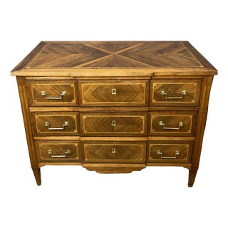 Louis XVI Commode with Central Projection, 1800s For Sale