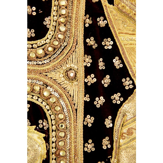 Large Vintage Indian Needlework Wall Hanging, 1970 For Sale - Image 6 of 10