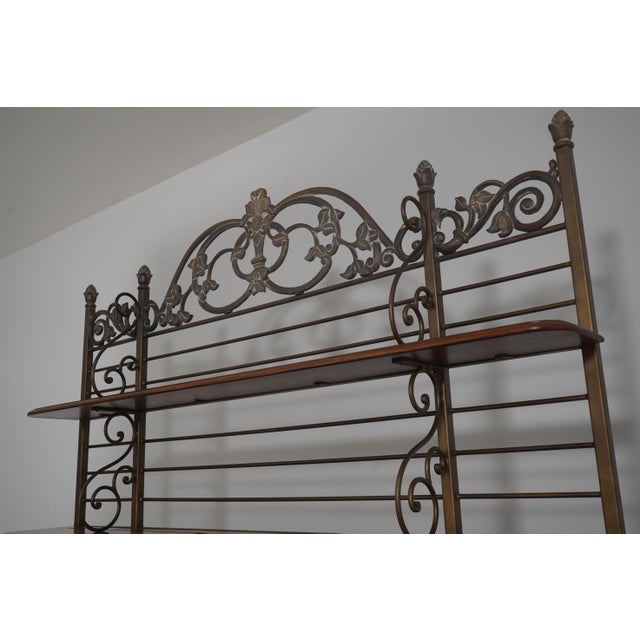 Drexel Heritage Country French Cherry & Burl Wood Buffet Server For Sale - Image 11 of 18