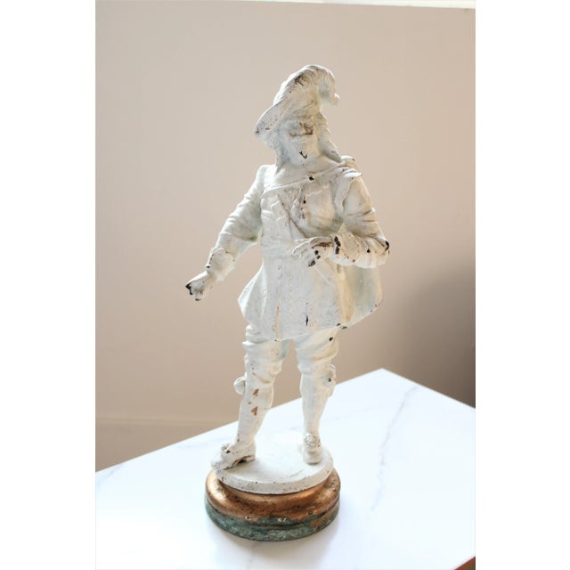 Metal Late 19thC. English Renaissance Regency Gentleman/Cast Iron For Sale - Image 7 of 7