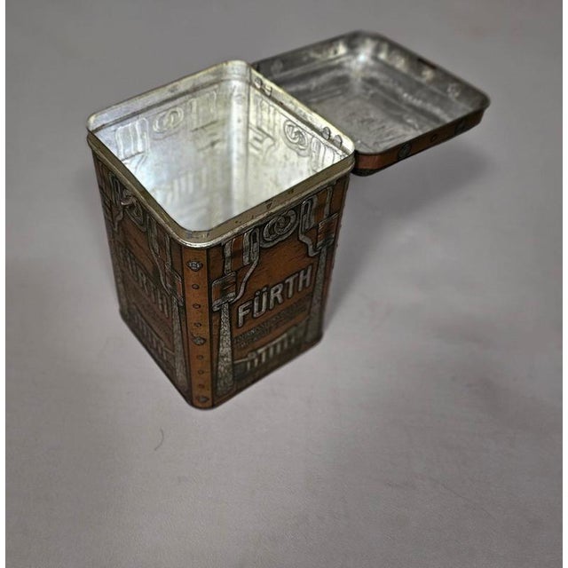 Vintage Candy Cookies Box from Fürth, France, 1940s For Sale - Image 4 of 17
