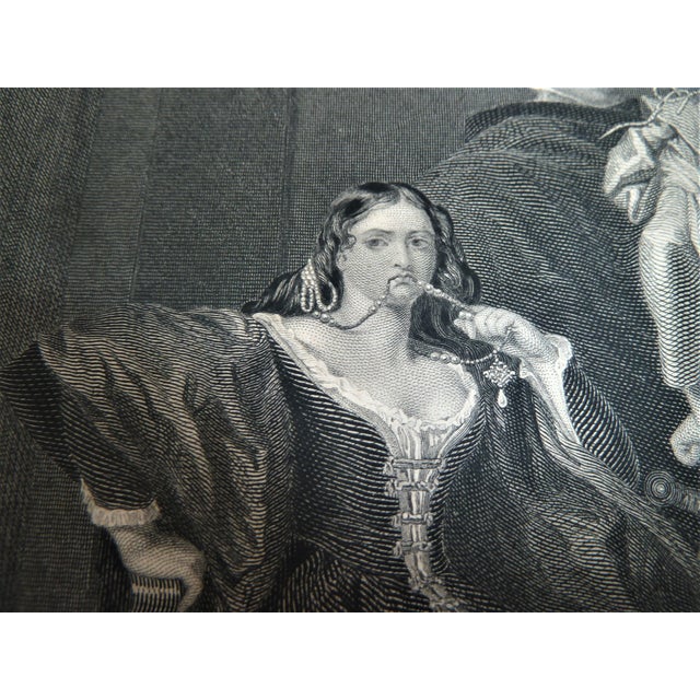 1847 Shakespeare the Taming of the Shrew Antique Steel Engraving | Charles Rolls | Charles R. Leslie | Victorian Print | Literary Wall Art For Sale - Image 16 of 16