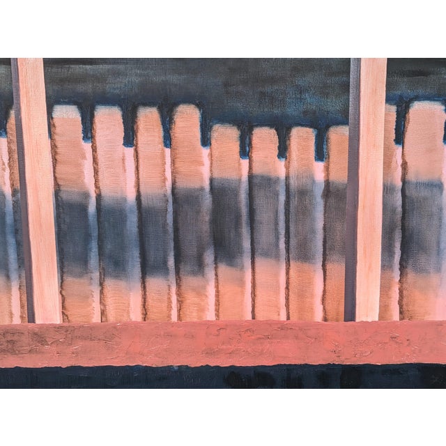 2020s Tommy Taylor "In Concert" Contemporary Neutral Toned Realistic Close Up of Wooden Fence, 2023 For Sale - Image 5 of 8