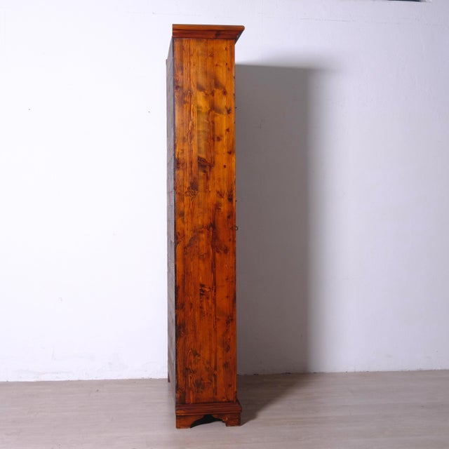 Antique Wooden Display Cabinet Bookcase, Italy, Late 18th Century For Sale - Image 15 of 18