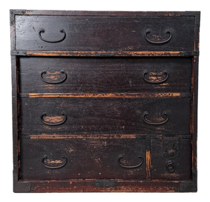 Japanese Tansu Chest of Drawers, 1890s