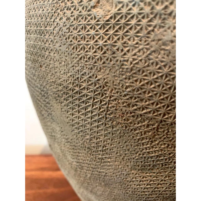 Beige Stoneware Storage Jar China East Zhou Dynasty For Sale - Image 8 of 13