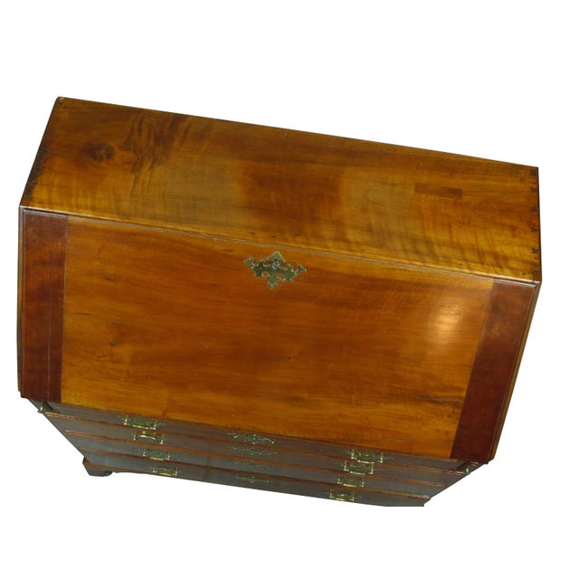 18th-C. American Slant Lid Desk For Sale In Boston - Image 6 of 13
