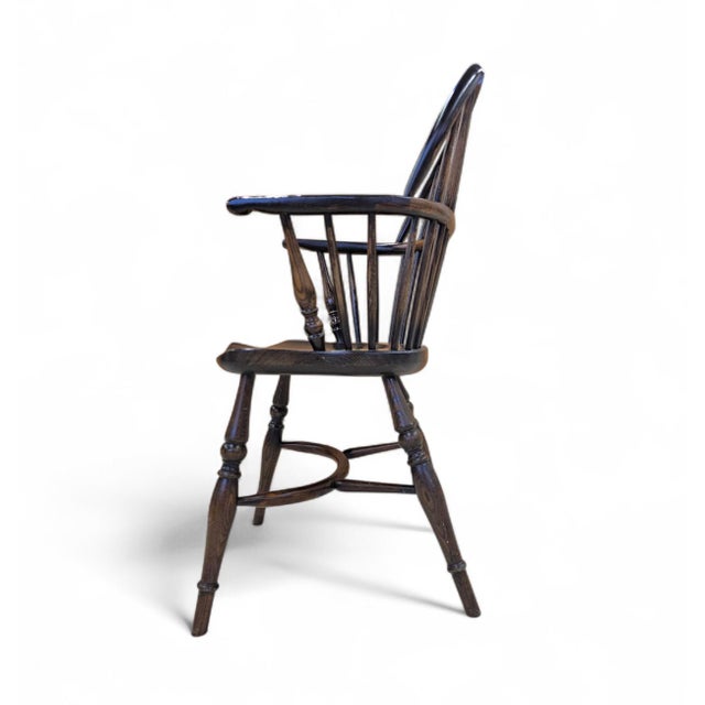 Georgian Bow and Stick Back Windsor Chairs, Set of 4 For Sale - Image 15 of 18