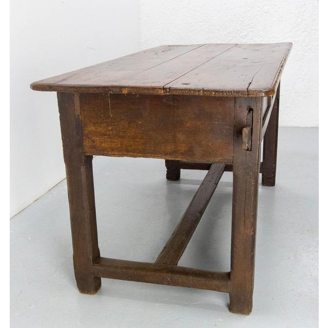 French Provincial Dining Table in Oak and Beech, 18th Century For Sale - Image 4 of 16