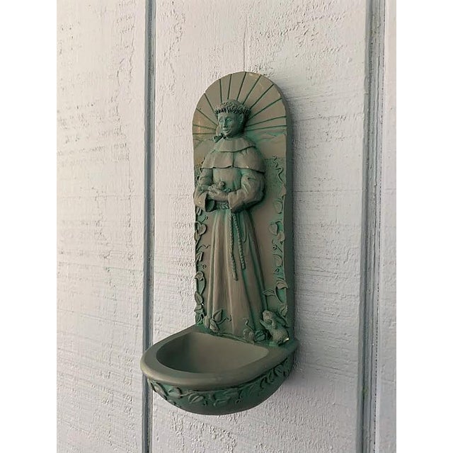 Religious Wooden Wall Hanging Font For Sale - Image 3 of 5