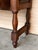 19th Century Catalan Spanish Carved Walnut Console Sofa Table, Four Drawers For Sale - Image 11 of 11
