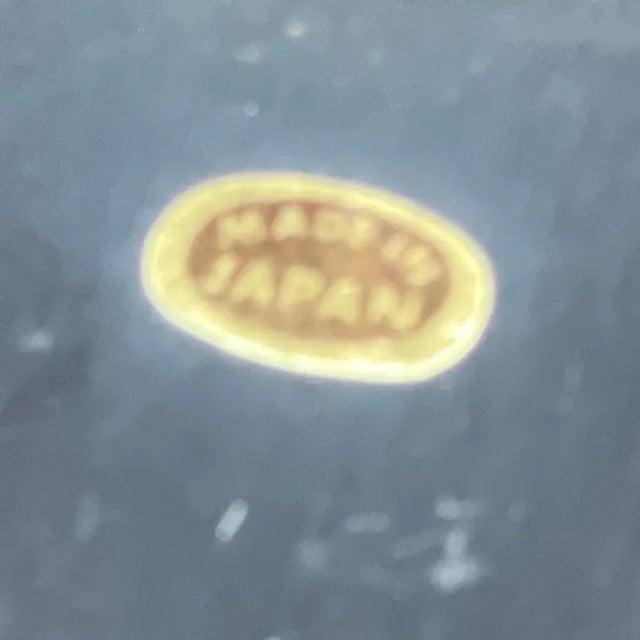 Vintage Set of 3 Decorative Lacquer Ware Nesting Table Trays With Faux Wicker Wrapped Handles For Sale - Image 12 of 12