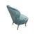 Victorian Late 19th Century Light Blue Victorian Chair For Sale - Image 3 of 5