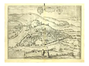 Franz Hogenberg - View of Namur (belgium) - Etching - Late 1500