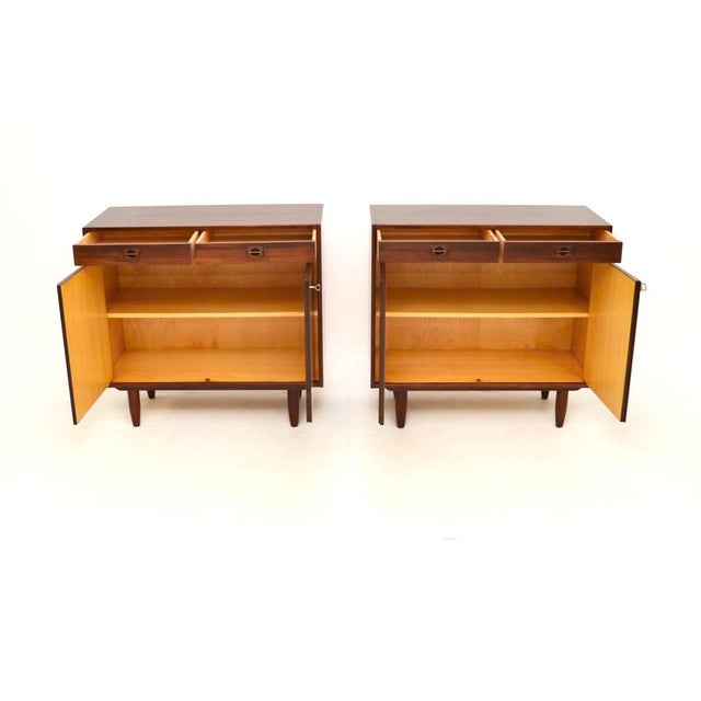 Mid-Century Modern Vintage Danish Cabinets, 1960s, Set of 2 For Sale - Image 3 of 11