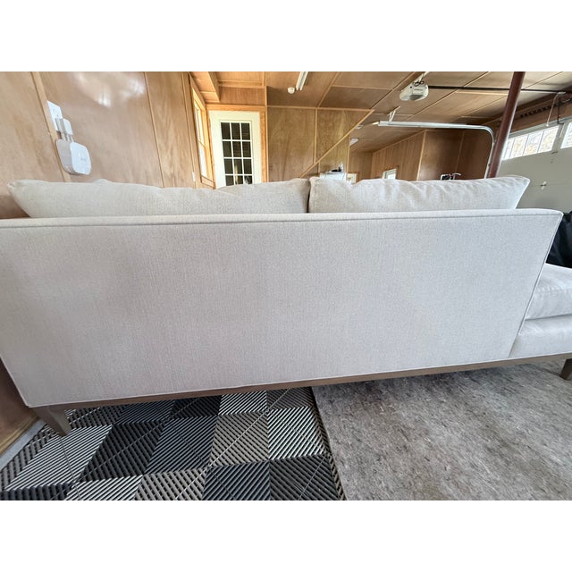 Lee Industries Bumper Chaise For Sale - Image 6 of 9