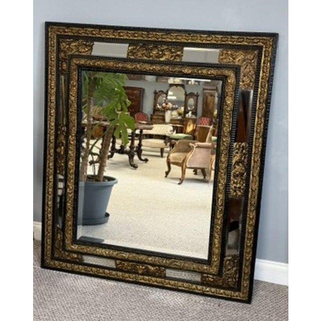 Large Ornate Mirror, 1900s For Sale - Image 10 of 11
