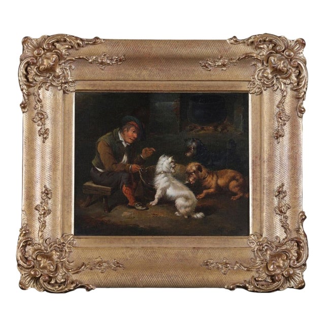 Paul Jones, Victorian Sporting of Dogs, 19th Century, Oil on Canvas For Sale