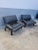 Modern 1980s Italian Black Leather Saporiti Lounge Chairs - a Pair For Sale - Image 3 of 13