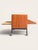Wood Mid-Century Minimalistic Teak Fold-Out Serving Bar Cart with Modern Black HPL Surfaces and Square Steel Frame, Germany, 1960s For Sale - Image 7 of 13