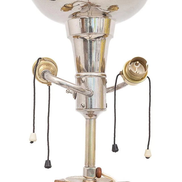 1950s Art Deco Lamp by Raymond Subes, 1950s For Sale - Image 5 of 11