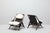 Wood Sheepskin and Leather Armchairs with Headrests by W.D. Andersag, 1959, Set of 2 For Sale - Image 7 of 17