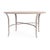 Brown Jordan Calcutta 54" Round Cast Top Dining Umbrella Table in Blush For Sale