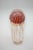 Golden barberry glass jellyfish sculpture. Hand blown glass sculpture of a jellyfish in golden barberry. Made in the USA....