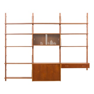 Teak Shelving Unit by Preben Sorensen for PS System, Randers, 1960s For Sale