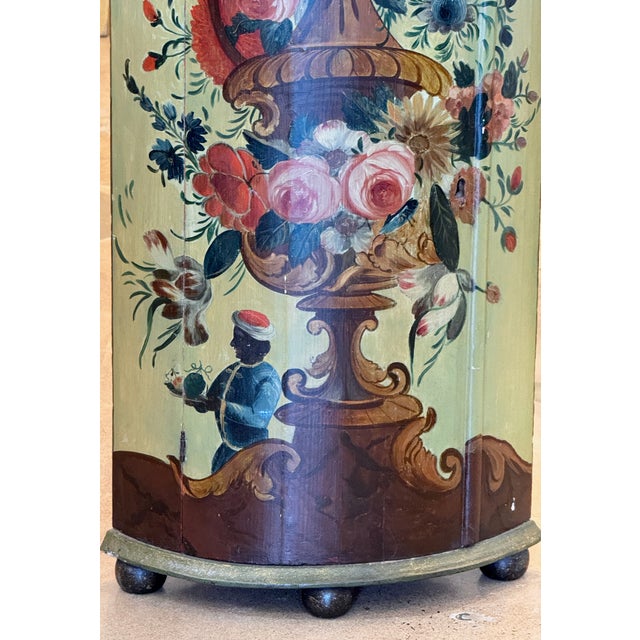 Wood Pair of 19th Century Painted Corner Cupboards For Sale - Image 7 of 10