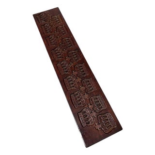 19th Century Dutch Wooden Gingerbread Mold For Sale