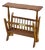 Vintage Wooden Magazine Rack For Sale