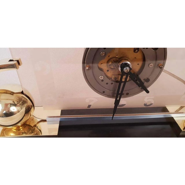 Large Art Deco Electric Clock, 1930s For Sale - Image 4 of 13