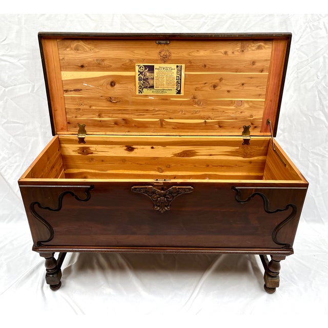 Vintage 1920s Art Deco Style Ed Roos Cedar Chest Chairish