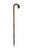Victorian Victorian Dog With Collar Inset Eyes Carved Wood Folk Art Walking Stick Cane For Sale - Image 3 of 10