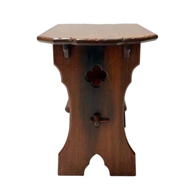 Stunning and elegant arts & crafts side table. Design by alexander j. Kropholler. Striking dutch design from the 1900s....