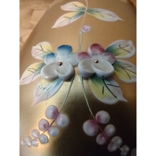 Lovely vintage Bohemian Chalice Cup. Hand painted and hand decorated. This is in excellent condition, there are no cracks...