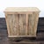 Tan Two Door Cabinet With Molded Designs on Doors For Sale - Image 8 of 12